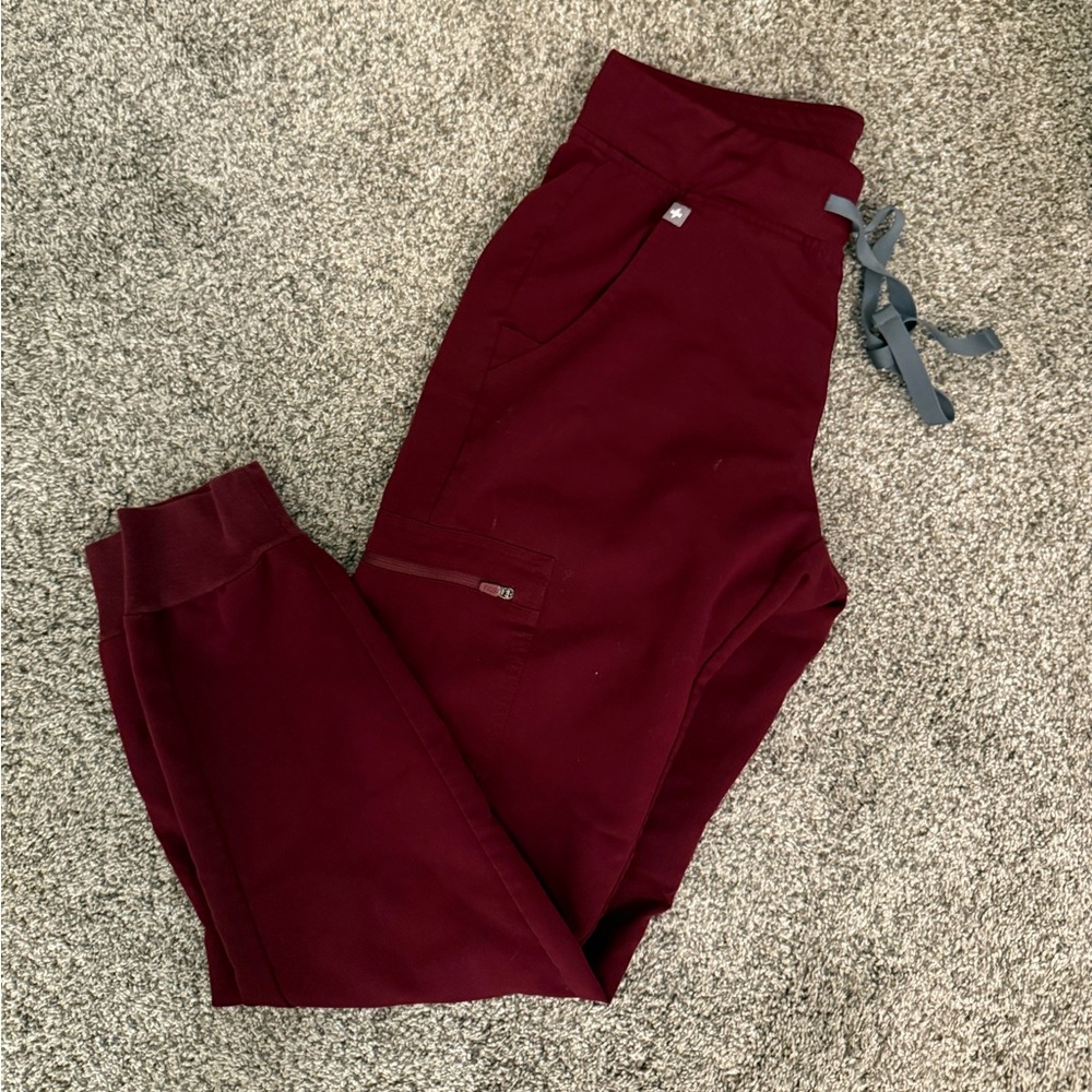 Burgundy Figs Jogger Pants XS